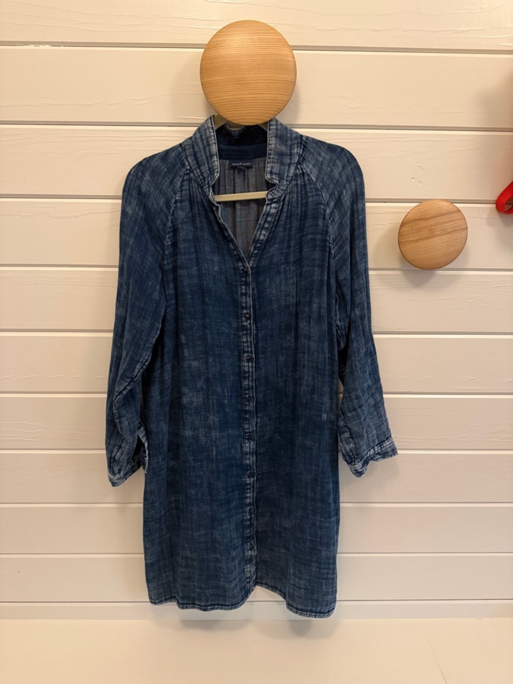 Pure Jill Lightweight Washed Indigo Dress
